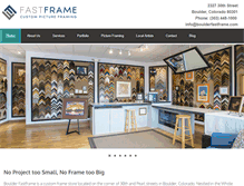 Tablet Screenshot of boulderfastframe.com